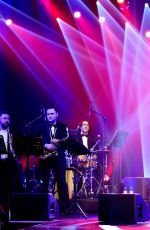 NICOLE SCHERZINGER Performs at Glock Horse Performance Centre in Vienna 01/31/2016