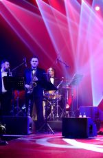 NICOLE SCHERZINGER Performs at Glock Horse Performance Centre in Vienna 01/31/2016