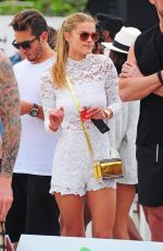 NINA AGDAL at a Beach in Miami 02/20/2016