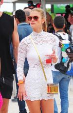 NINA AGDAL at a Beach in Miami 02/20/2016
