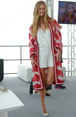 NINA AGDAL at SI Swimsuit 2016 Swim Beach in Miami 02/18/2016