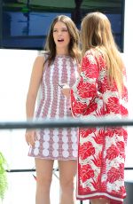 NINA AGDAL at SI Swimsuit 2016 Swim Beach in Miami 02/18/2016
