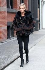NINA AGDAL Out and About in Soho 02/09/2016