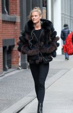 NINA AGDAL Out and About in Soho 02/09/2016
