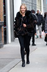 NINA AGDAL Out and About in Soho 02/09/2016