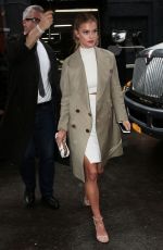 NINA AGDAL Out in New York 02/16/2016