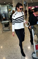 NINA DOBREV at Pearson International Airport in Toronto 02/19/2016