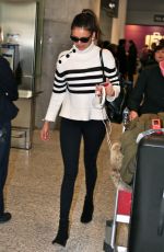 NINA DOBREV at Pearson International Airport in Toronto 02/19/2016