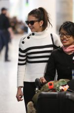 NINA DOBREV at Pearson International Airport in Toronto 02/19/2016