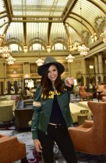NINA DOBREV Heading to Super Bowl 50 in San Francisco 02/07/2016