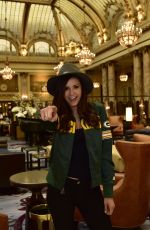 NINA DOBREV Heading to Super Bowl 50 in San Francisco 02/07/2016