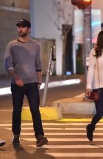 NINA DOBREV Out and About in West Hollywood 02/18/2016