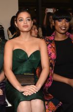 ODEYA RUSH at Zac Posen Fashion Show in New York Fashion Week 02/15/2016