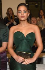 ODEYA RUSH at Zac Posen Fashion Show in New York Fashion Week 02/15/2016