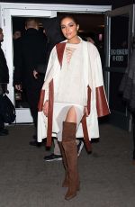 OLIVIA CULPO Leaves Prabal Gurung 2016 Fashion Show in New York 02/15/2016