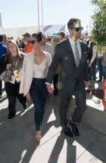 OLIVIA MUNN Arrives at Super Bowl 50 in San Francisco 02/07/2016