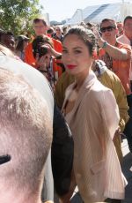 OLIVIA MUNN Arrives at Super Bowl 50 in San Francisco 02/07/2016