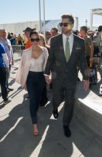 OLIVIA MUNN Arrives at Super Bowl 50 in San Francisco 02/07/2016