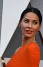 OLIVIA MUNN at 88th Annual Academy Awards in Hollywood 02/28/2016