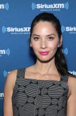 OLIVIA MUNN at SiriusXM Set at Super Bowl 50 Radio Row in San Francisco 02/05/2016