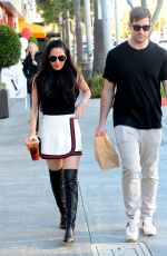 OLIVIA MUNN Out and About in Beverly Hills 02/02/2016