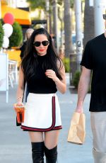 OLIVIA MUNN Out and About in Beverly Hills 02/02/2016