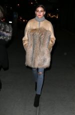 OLIVIA PALERMO Arrives at Diane Von Furstenberg Fall 2016 Fashion Show at NYFW 02/14/2016