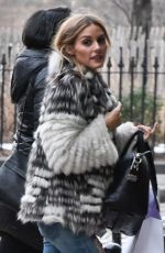 OLIVIA PALERMO Arrives at Her Apartment in New York 02/01/2016
