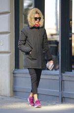 OLIVIA PALERMO Out for a Coffee in Brooklyn 02/26/2016