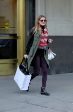 OLIVIA PALERMO Out Shopping in New York 02/06/2016