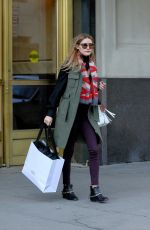 OLIVIA PALERMO Out Shopping in New York 02/06/2016