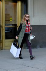 OLIVIA PALERMO Out Shopping in New York 02/06/2016