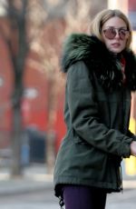 OLIVIA PALERMO Walks Her Dog Out in New York 02/06/2016