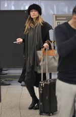 OLIVIA WILDE at JFK Airport in New York 02/13/2016