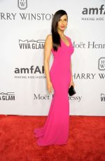 PADMA LAKSHMI at 2016 amfar New York Gala 02/10/2016