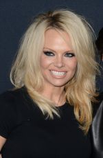 PAMELA ANDERSON at Saint Laurent Fashion Show in Los Angeles 02/10/2016