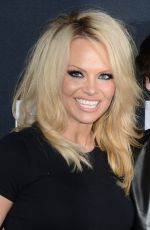 PAMELA ANDERSON at Saint Laurent Fashion Show in Los Angeles 02/10/2016