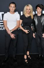 PAMELA ANDERSON at Saint Laurent Fashion Show in Los Angeles 02/10/2016