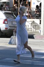 PAMELA ANDERSON Leaves Urth Caffe in West Hollywood 02/10/2016