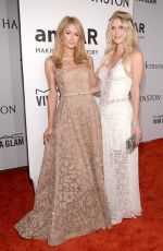 PARIS and NICKY HILTON at 2016 amfar New York Gala 02/10/2016