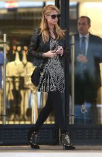 PARIS HILTON Leaves Barneys New York in Beverly Hills 02/01/2016