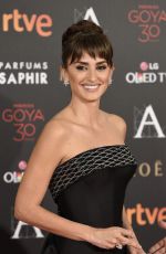 PENELOPE CRUZ at 30th Annual Goya Film Awards in Madrid 02/06/2016