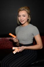 PEYTON LIST at Clinique Pep-start Eye Cream Launch Party in New York 02/03/2016