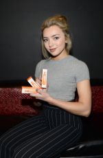 PEYTON LIST at Clinique Pep-start Eye Cream Launch Party in New York 02/03/2016
