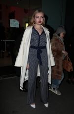 PEYTON LIST at Diane Von Furstenberg Fall 2016 Fashion Shoe in New York 02/14/2016