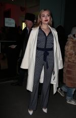 PEYTON LIST at Diane Von Furstenberg Fall 2016 Fashion Shoe in New York 02/14/2016