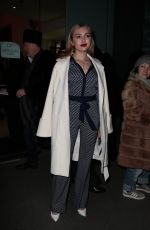 PEYTON LIST at Diane Von Furstenberg Fall 2016 Fashion Shoe in New York 02/14/2016