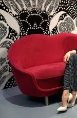 PEYTON LIST at Diane Von Furstenberg Fall 2016 Fashion Shoe in New York 02/14/2016