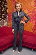 PEYTON LIST at Diane Von Furstenberg Fall 2016 Fashion Shoe in New York 02/14/2016