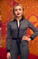 PEYTON LIST at Diane Von Furstenberg Fall 2016 Fashion Shoe in New York 02/14/2016